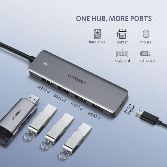 50985 Bộ chia USB 3.0 sang 4 cổng USB UGREEN